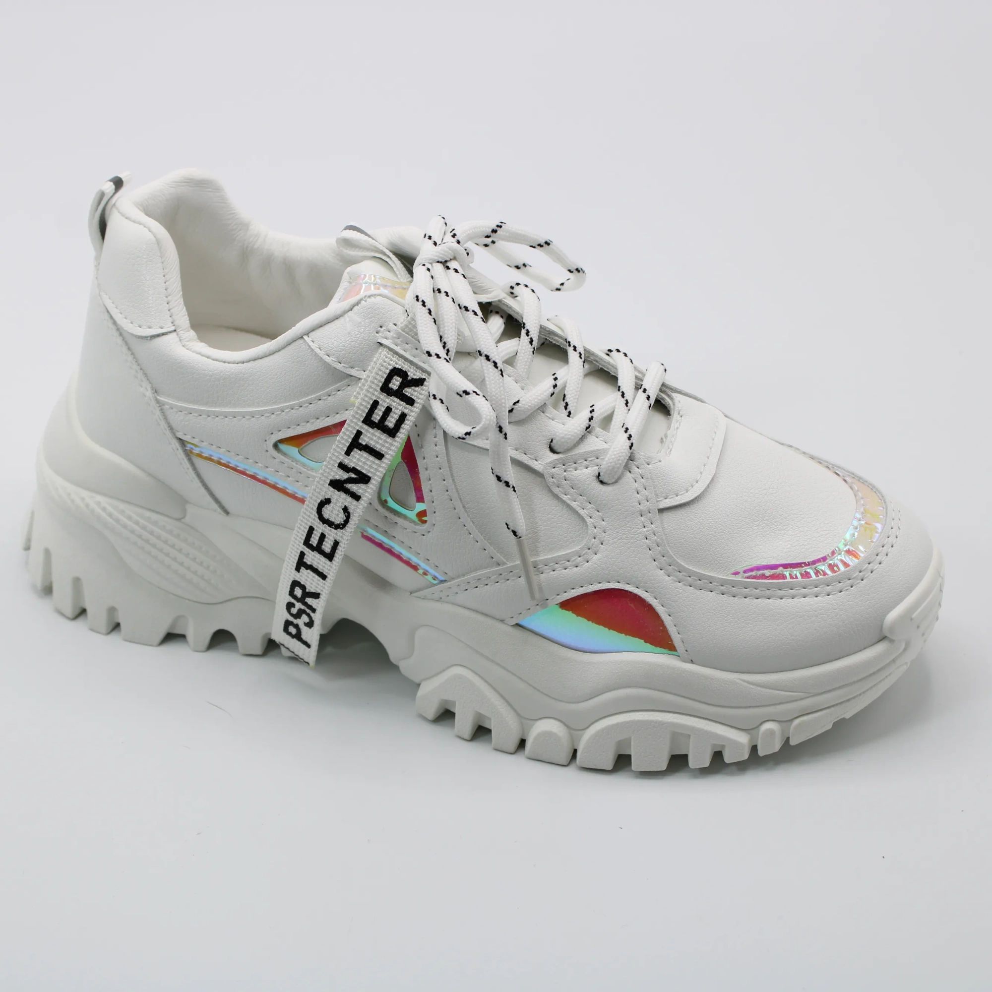 Женские осенние кроссовки белого цвета NIUNAILUN BS02-910