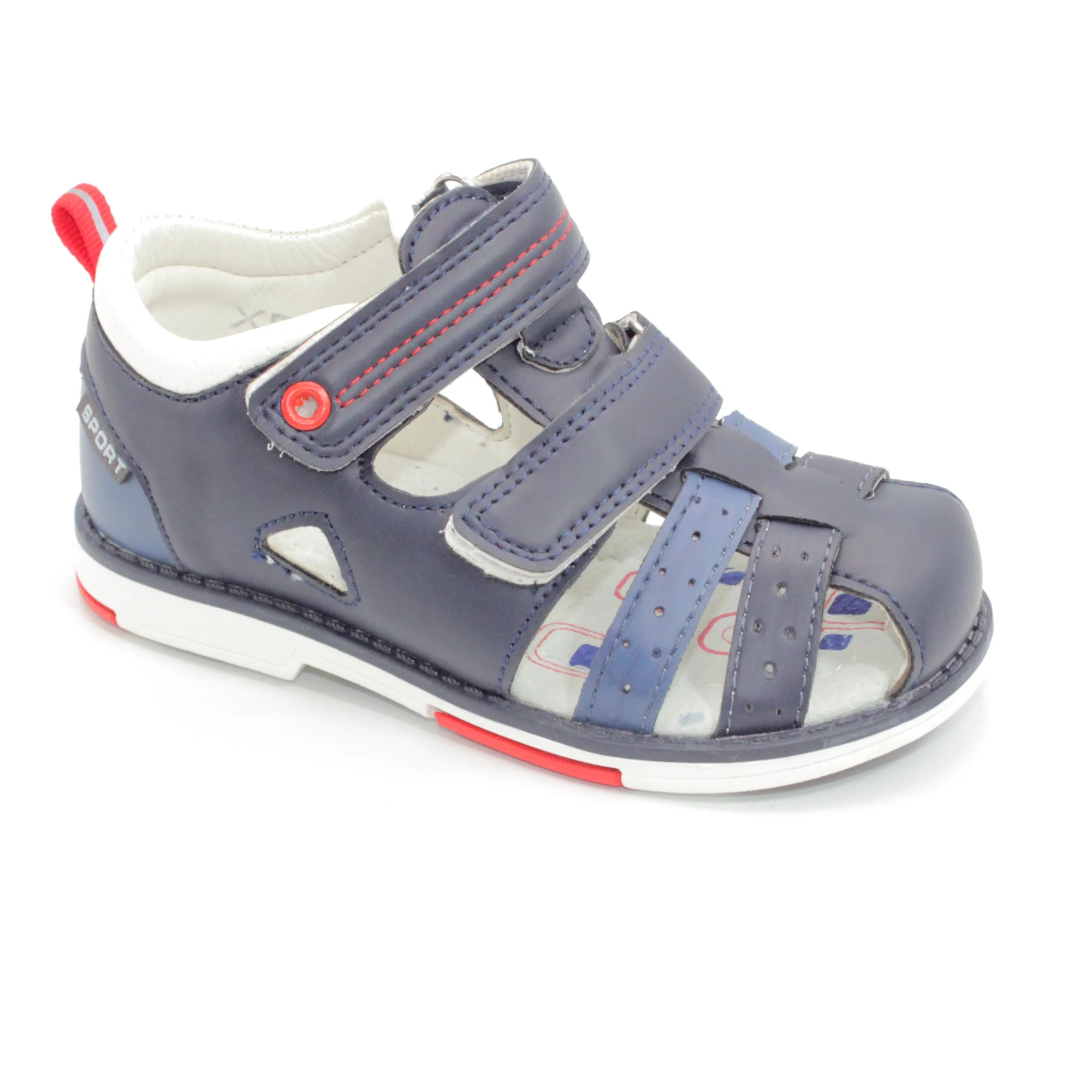 Детские летние босоножки синего цвета SLV BS05-250