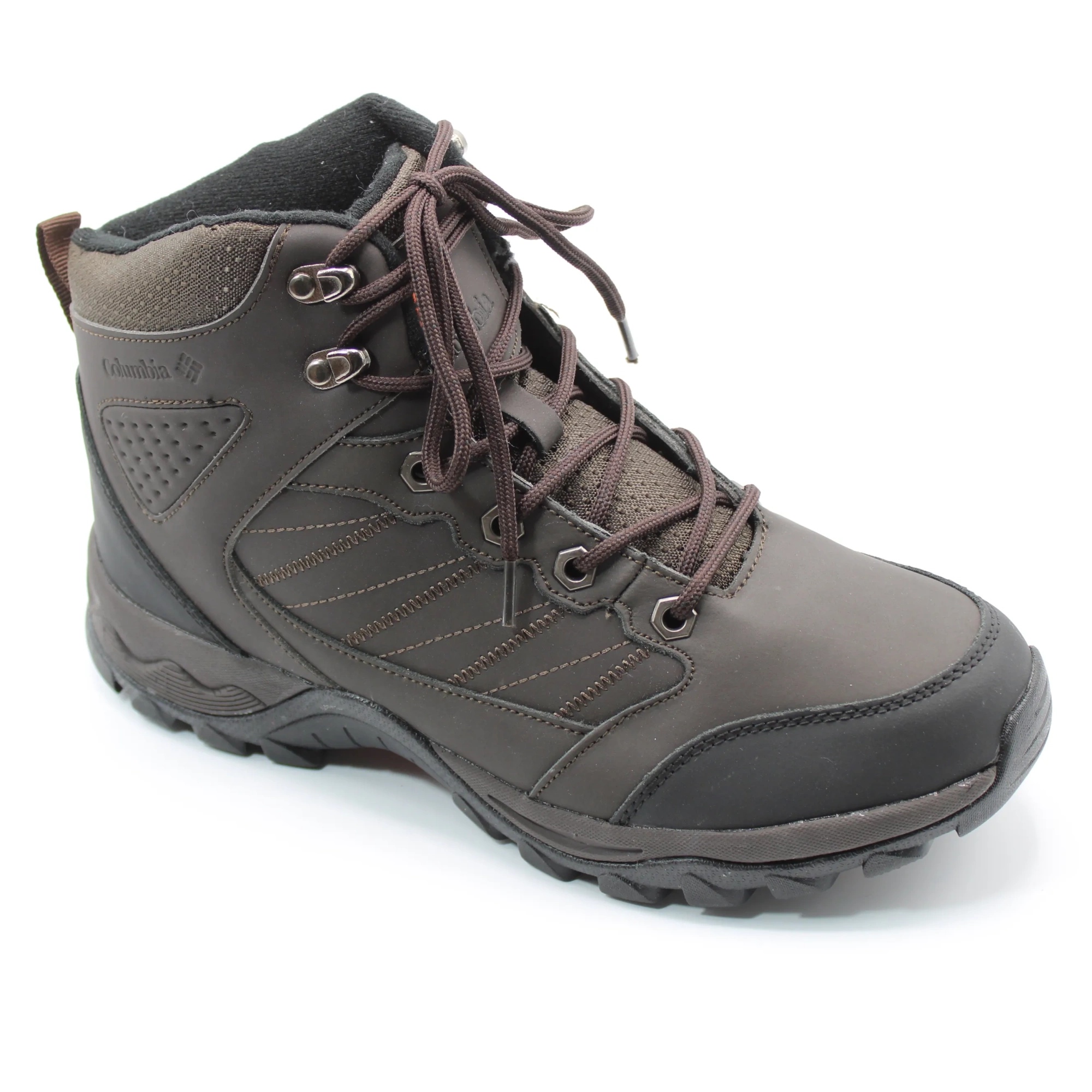Мужские зимние ботинки коричневого цвета COLUMBIA BS02-920