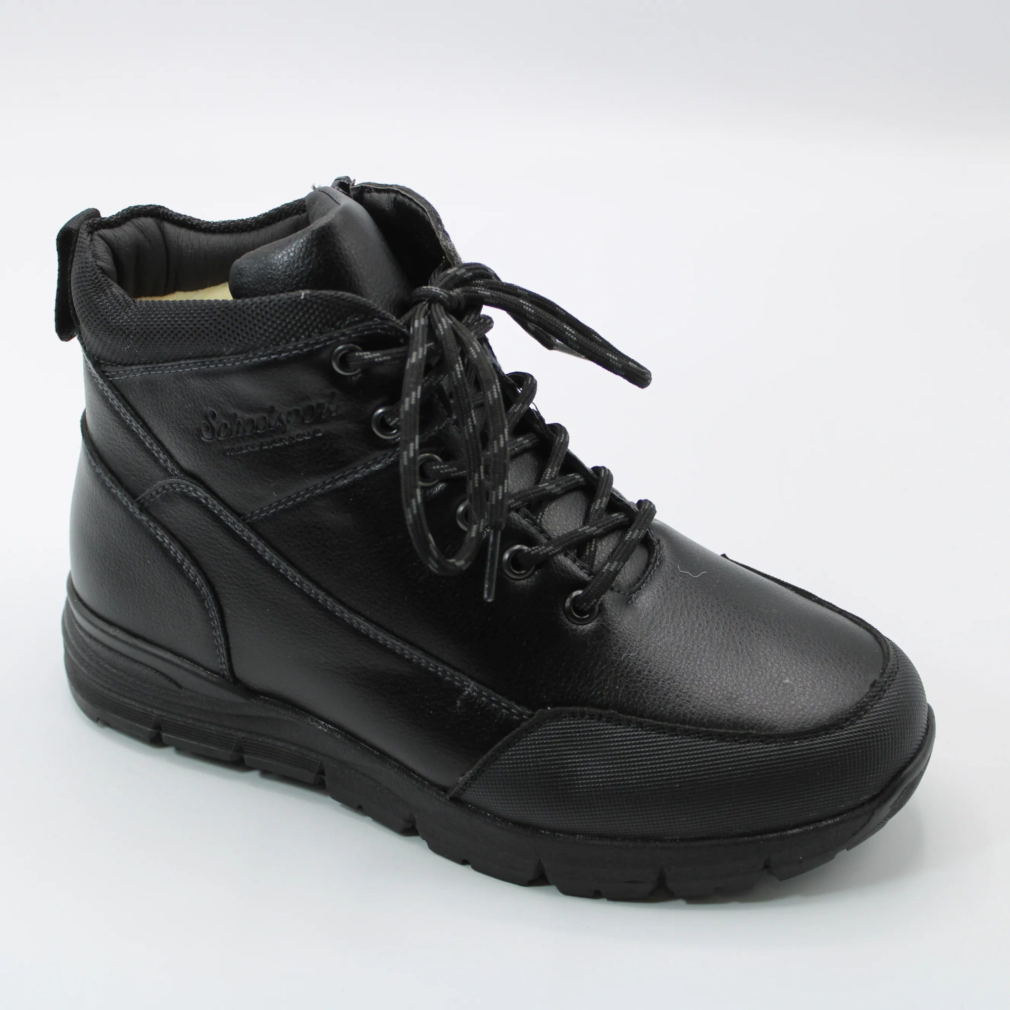 Детские зимние ботинки черного цвета OLIPAS BS06-448