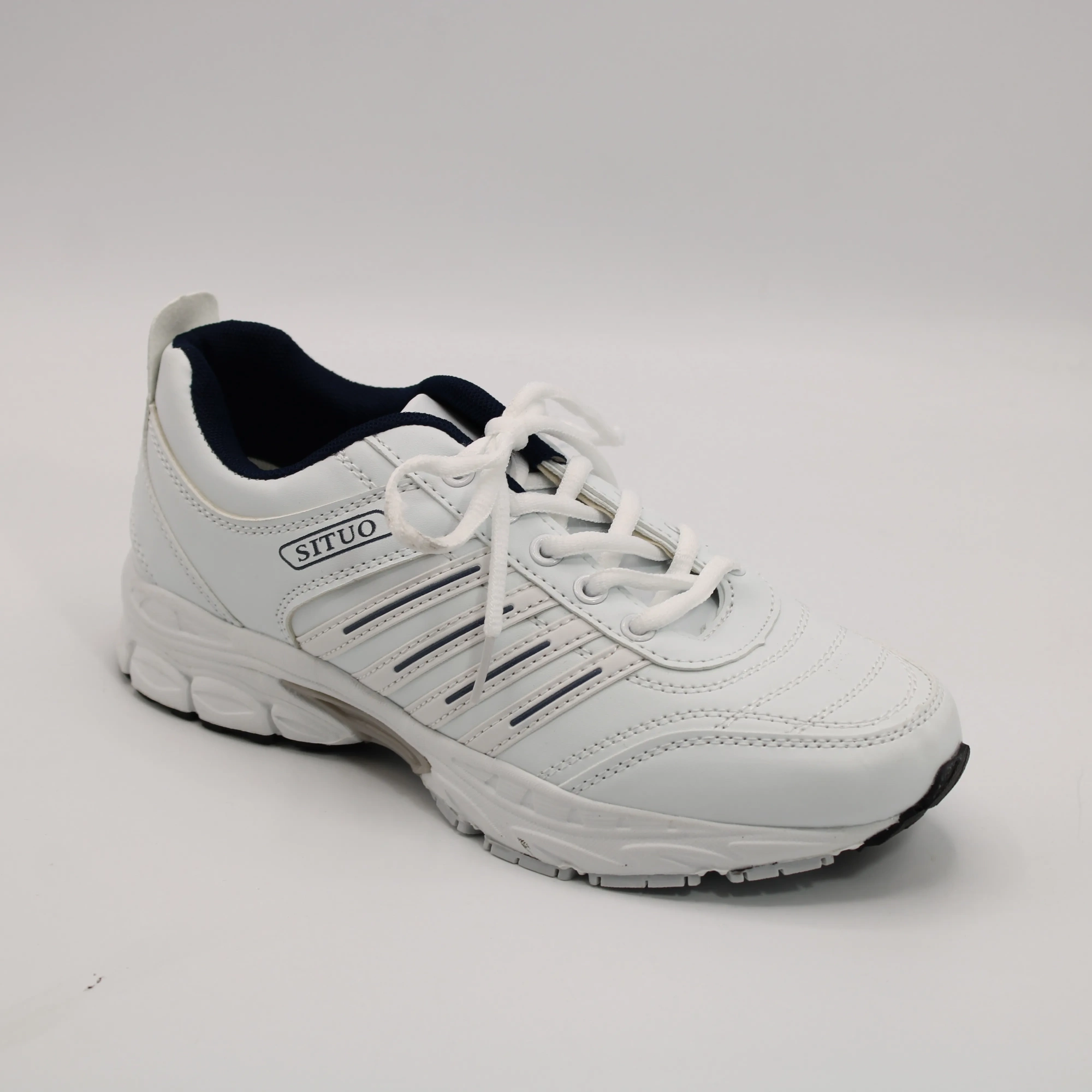 Мужские кроссовки белого цвета белого цвета SITUO BS02-1522