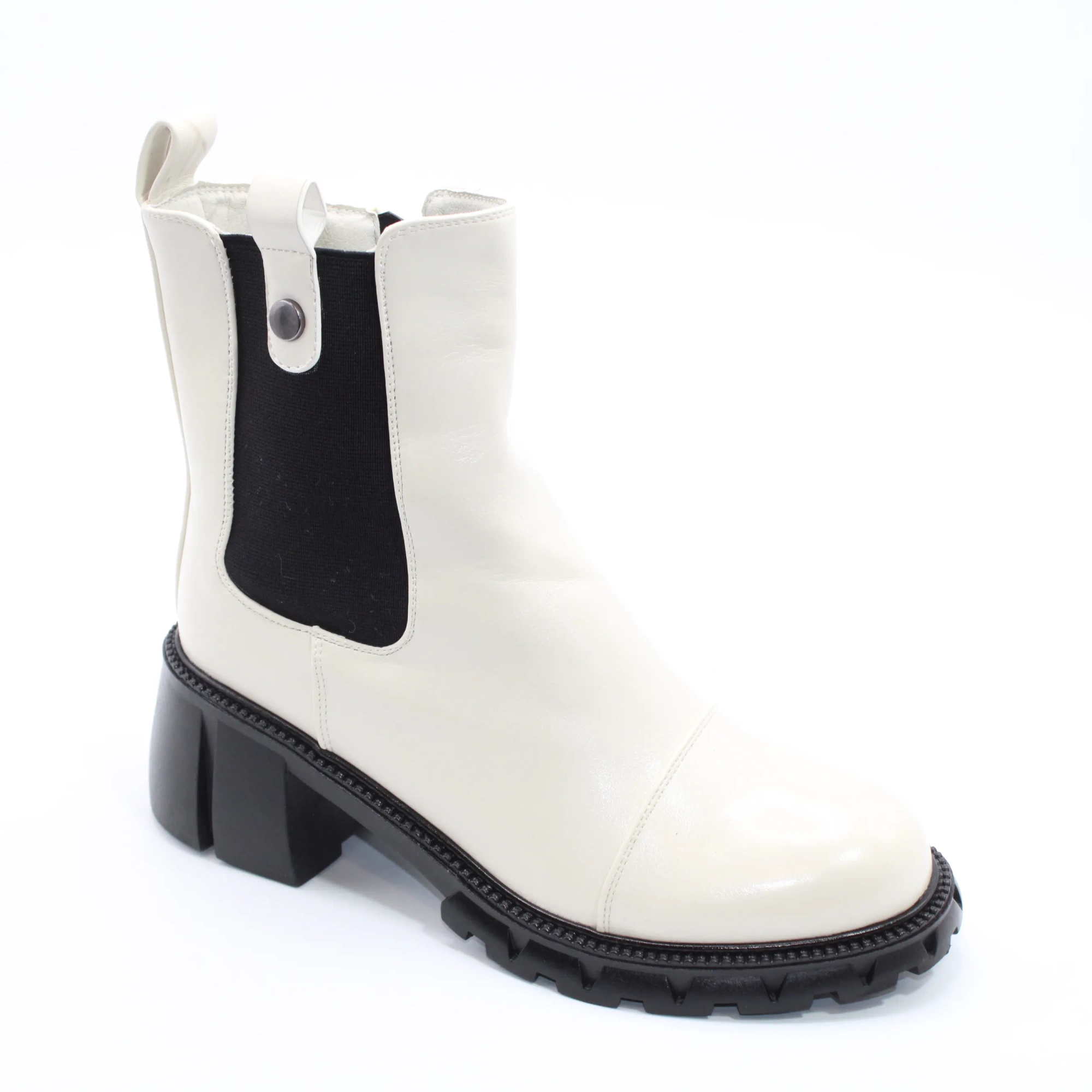 Женские ботинки бежевого цвета MENESLA BS02-1274