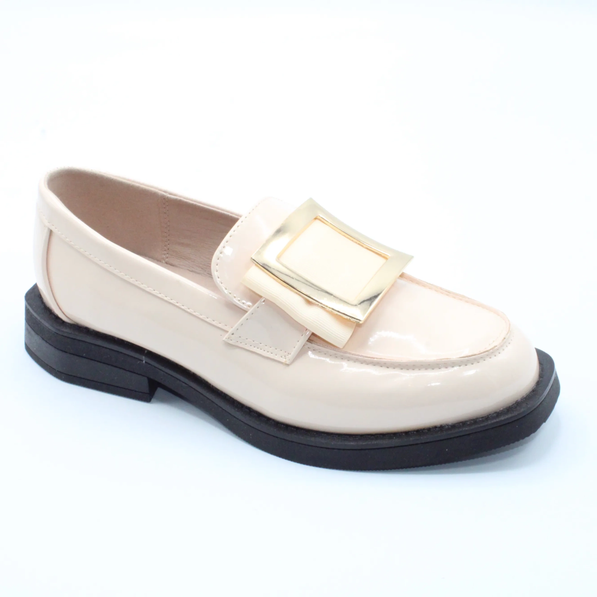 Женские весенние туфли бежевого цвета AIMOSI BS02-1101