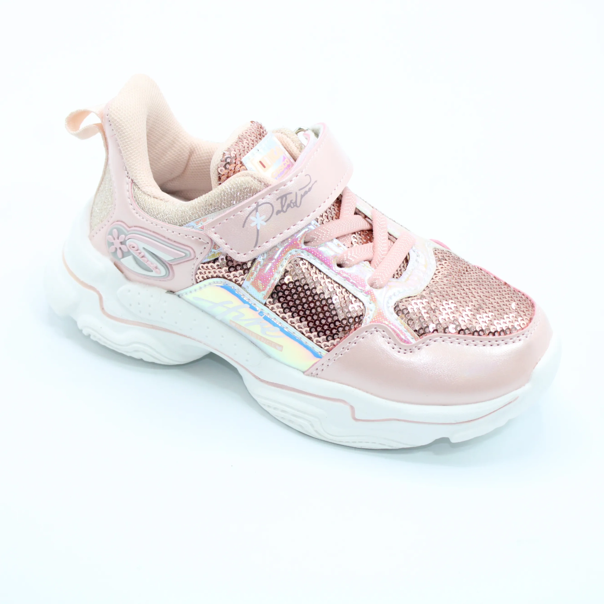 Детские кроссовки розового цвета BESSKY BS06-891