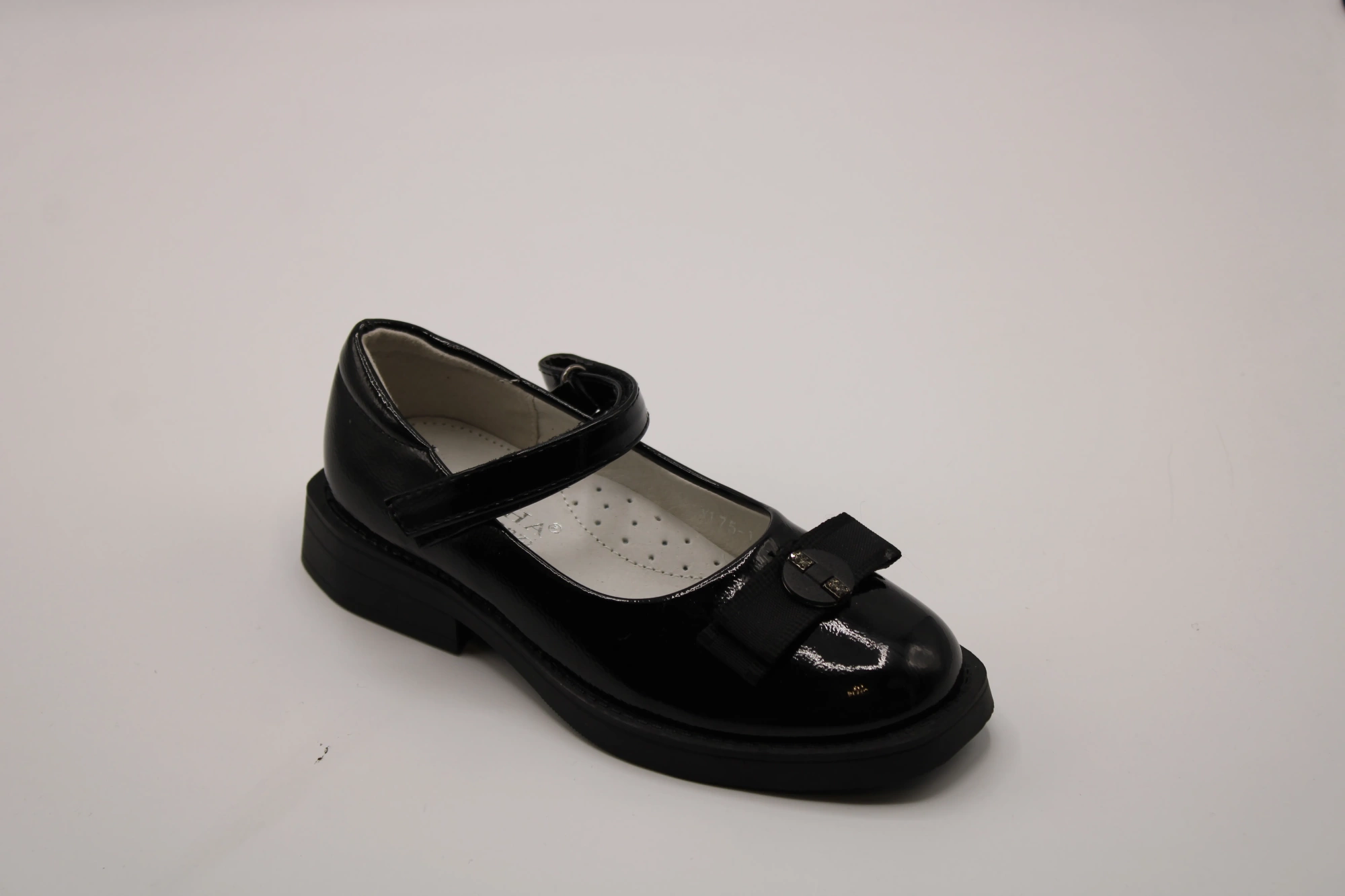 Детские туфли черного цвета ИРИНА BS05-696