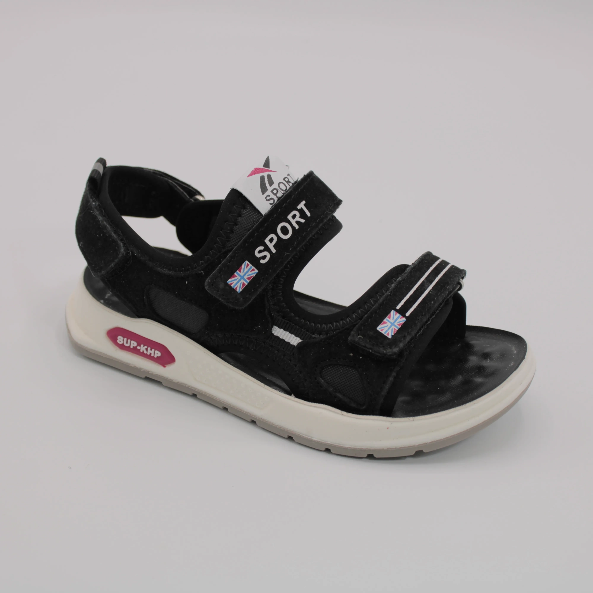 Детские босоножки черного цвета КАНАРЕЙКА BS05-564