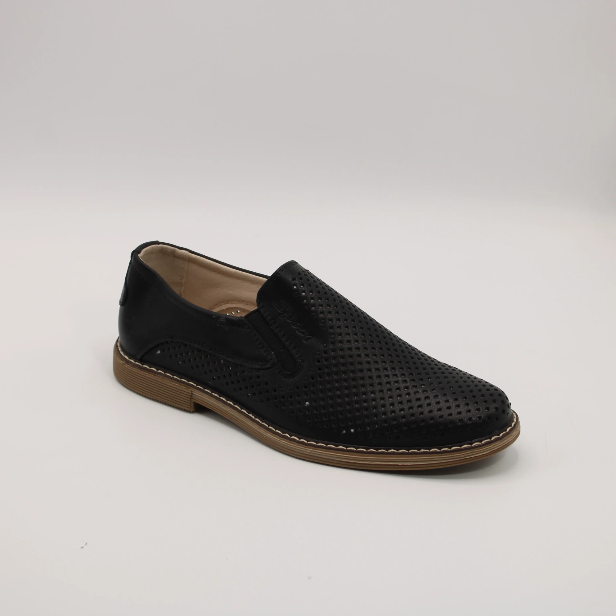 Детские туфли черного цвета КАЛОРИЯ BS06-1546