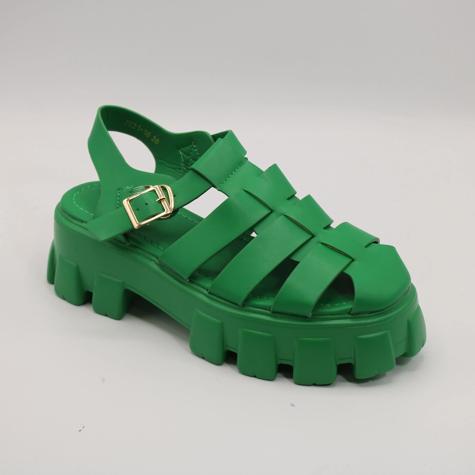 Женские босоножки зеленого цвета AIMOSI BS02-1692