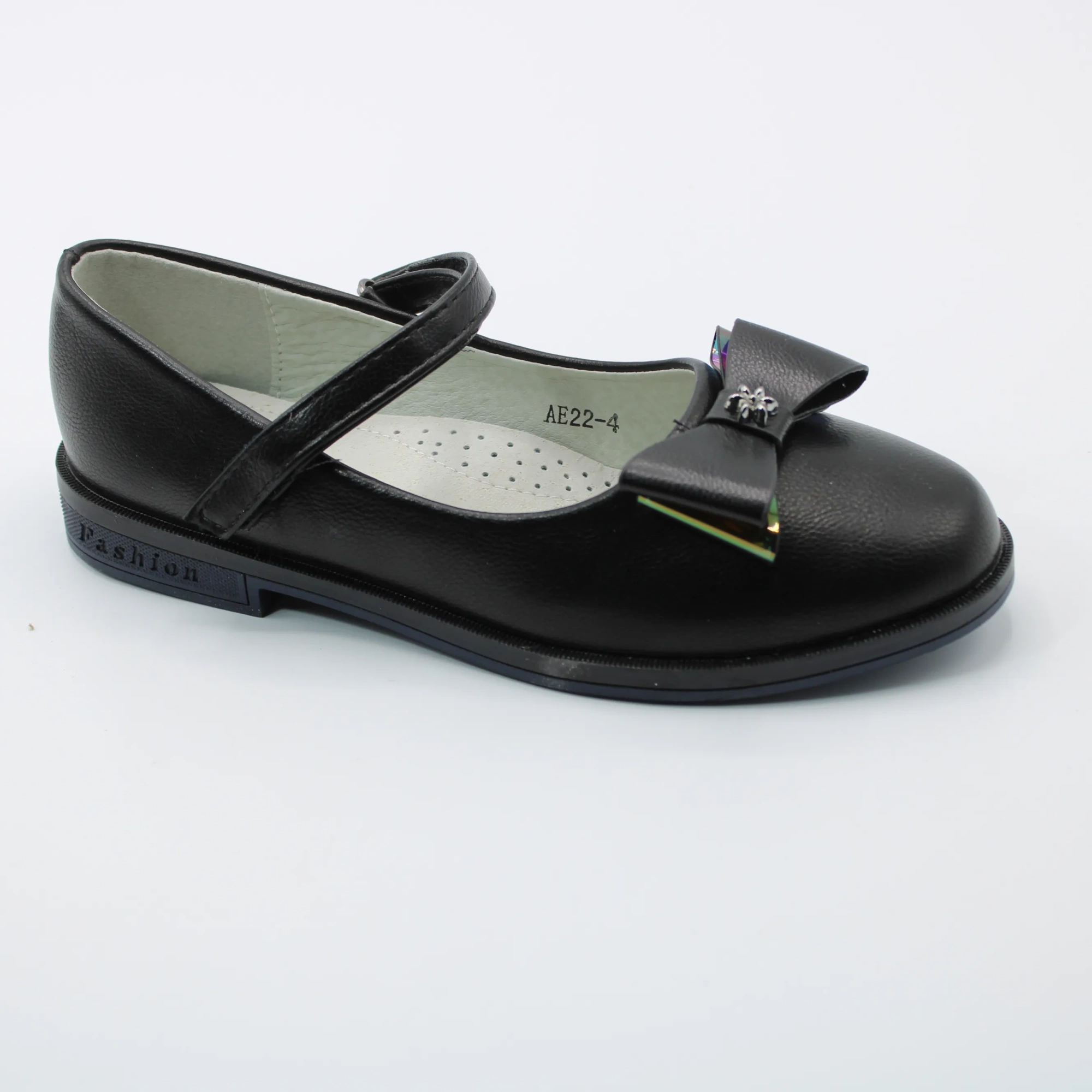 Детские летние туфли черного цвета ИРИНА BS06-248