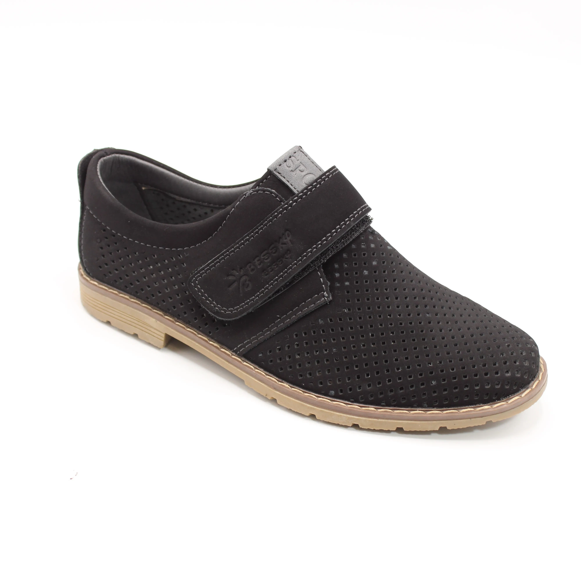 Детские туфли черного цвета BESSKY BS06-1131