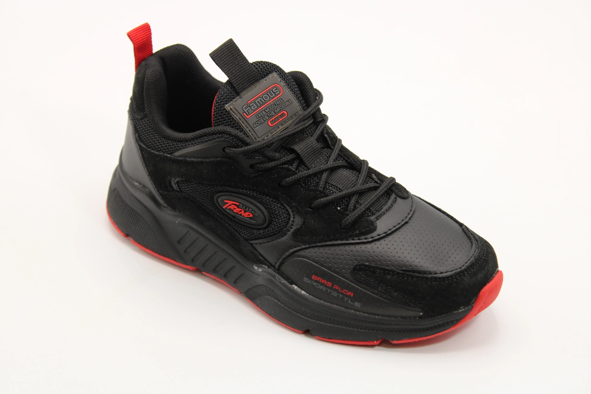 Мужские кроссовки черного цвета BAAS BS02-1529