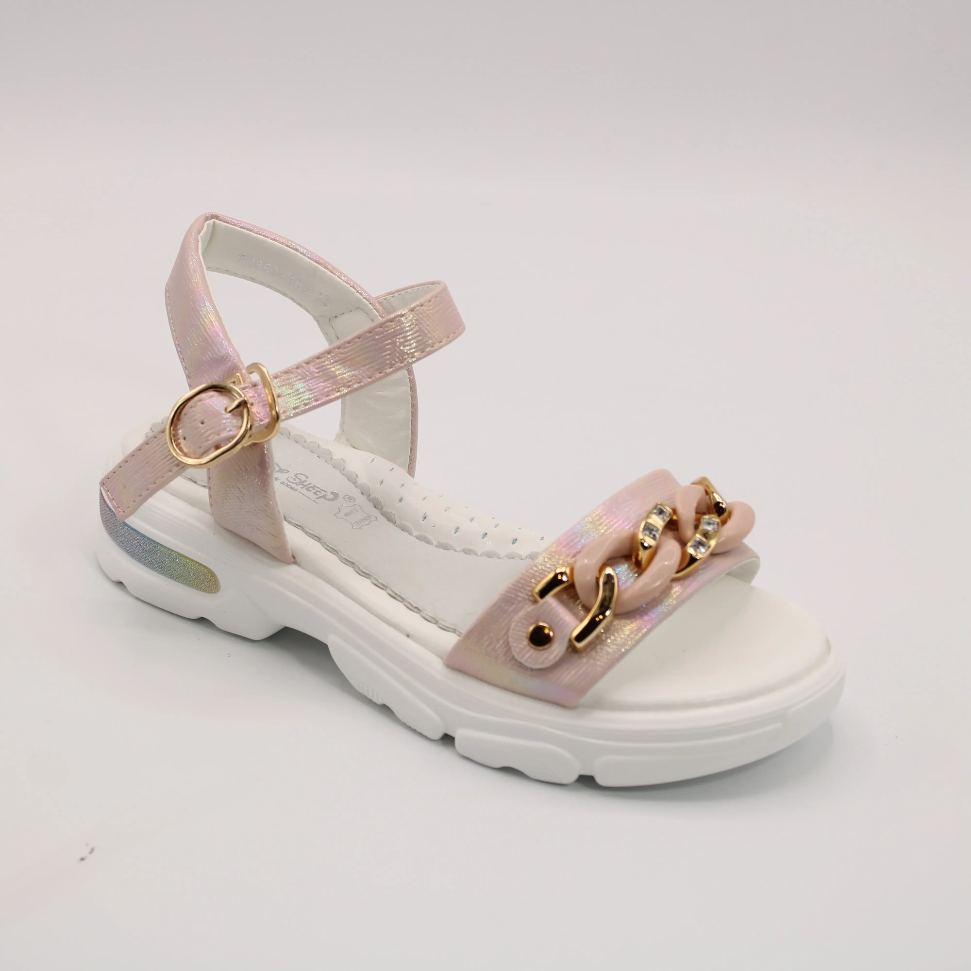 Детские босоножки розового цвета SHEEP BS05-635