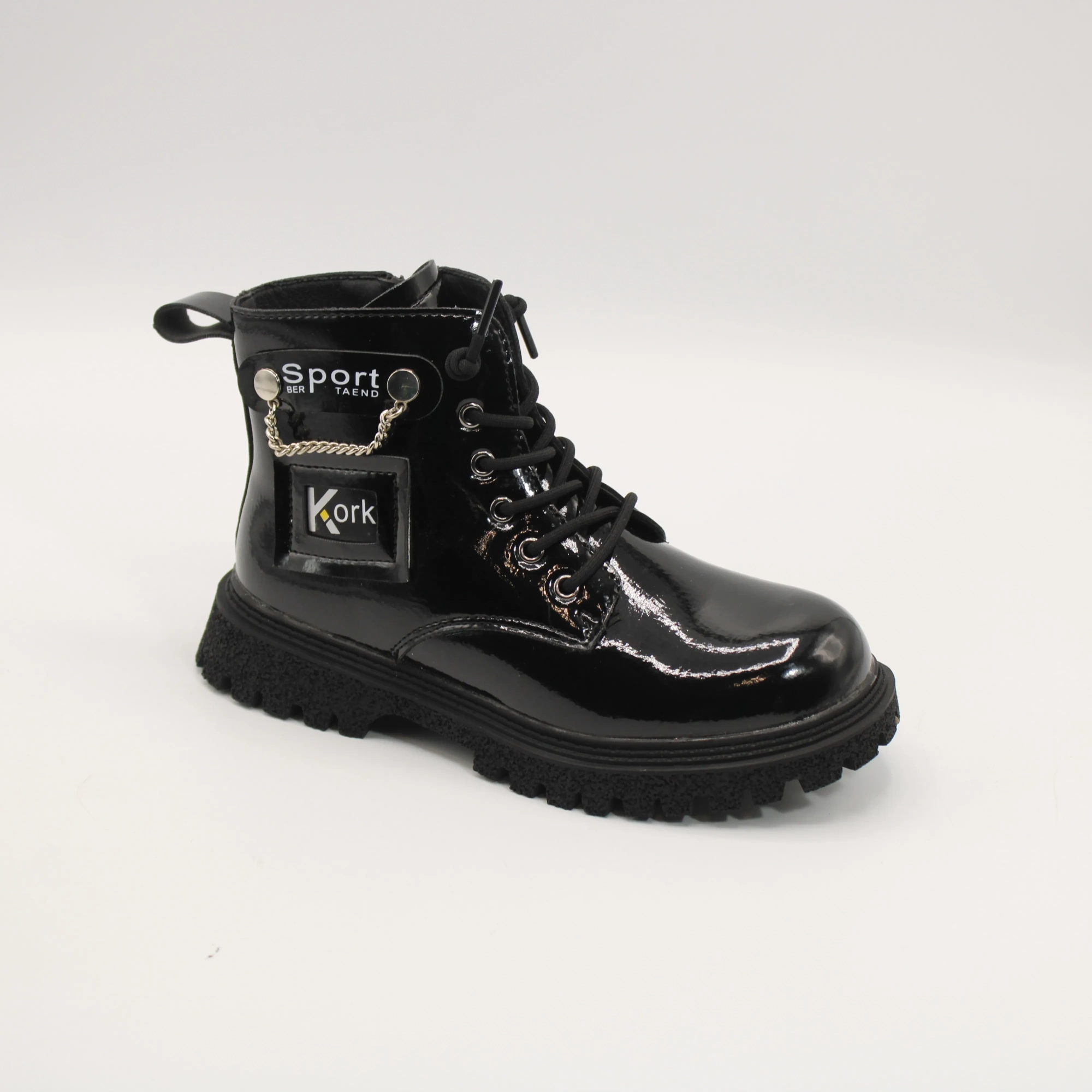 Детские ботинки черного цвета BESSKY BS03-3464