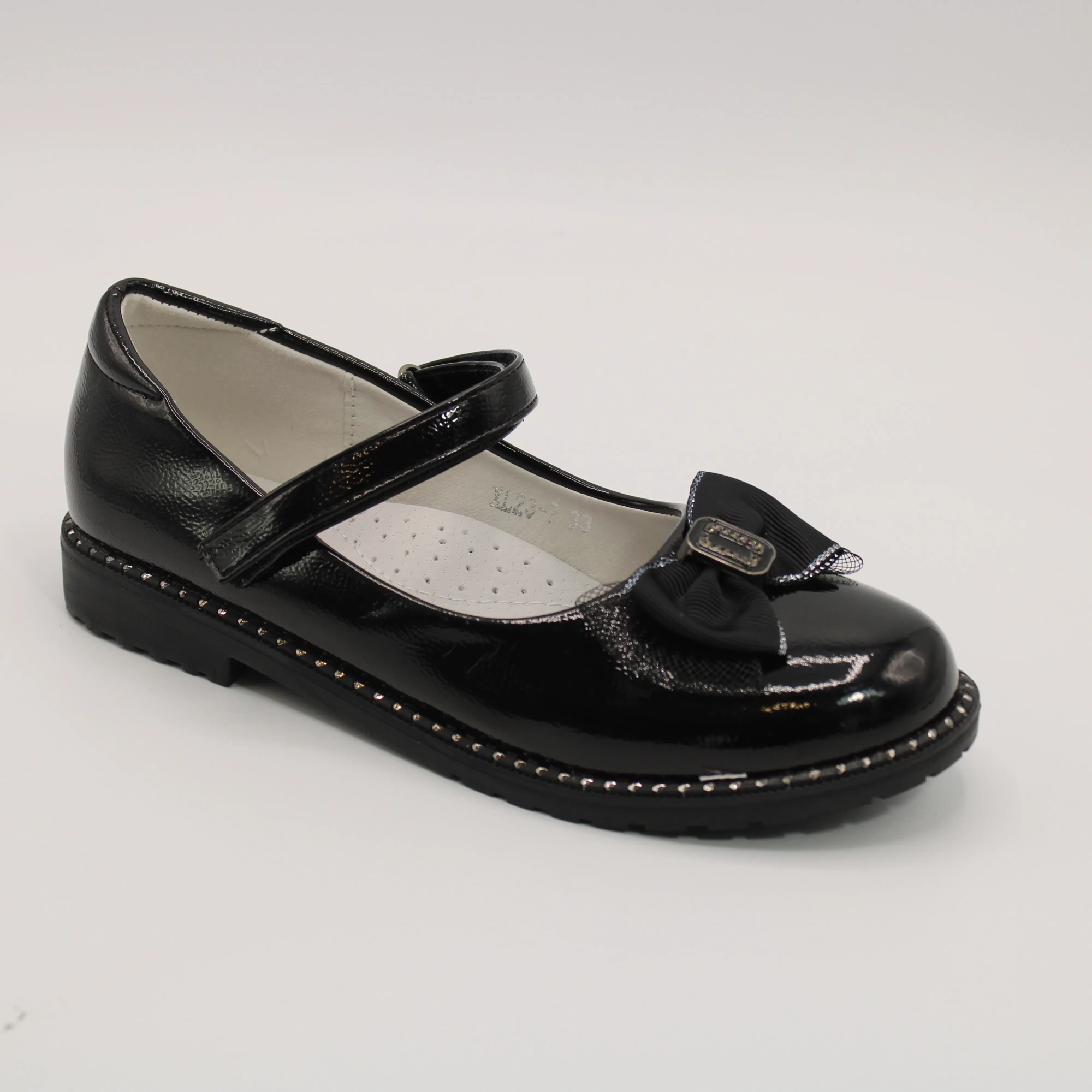 Детские туфли черного цвета ИРИНА BS05-656