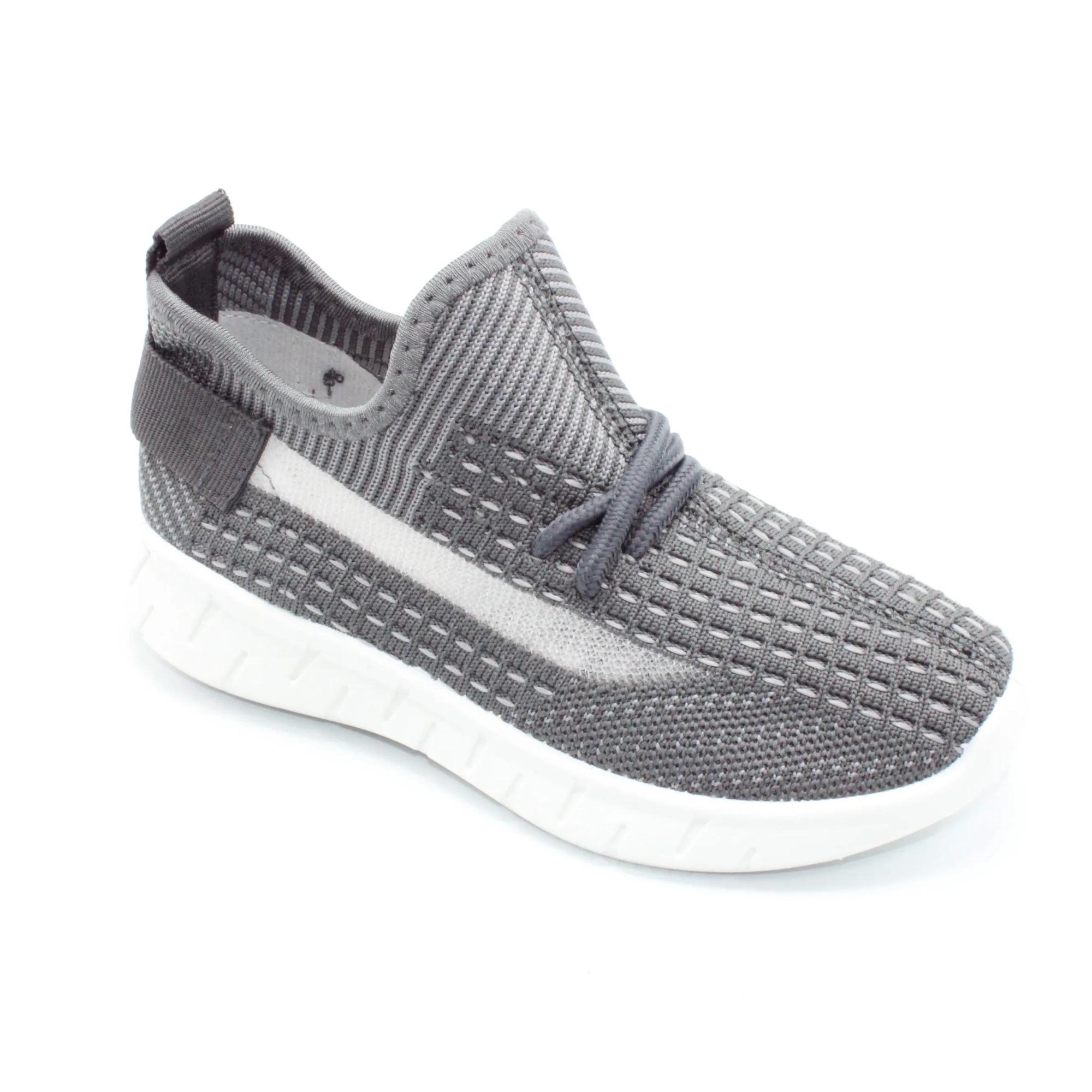 Детские весенние кроссовки серого цвета B&G BS06-628