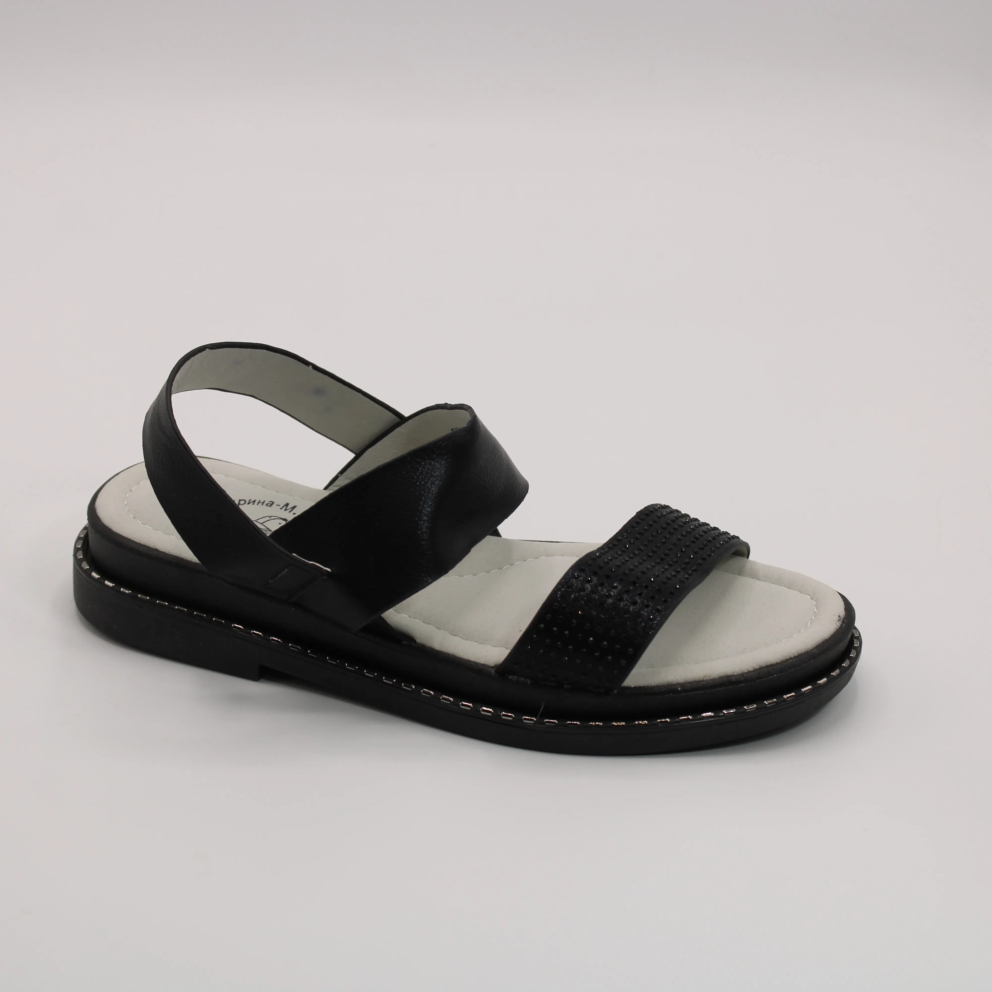 Детские босоножки черного цвета Д.ИРИНА&М.ИМПЕРИЯ BS06-1081