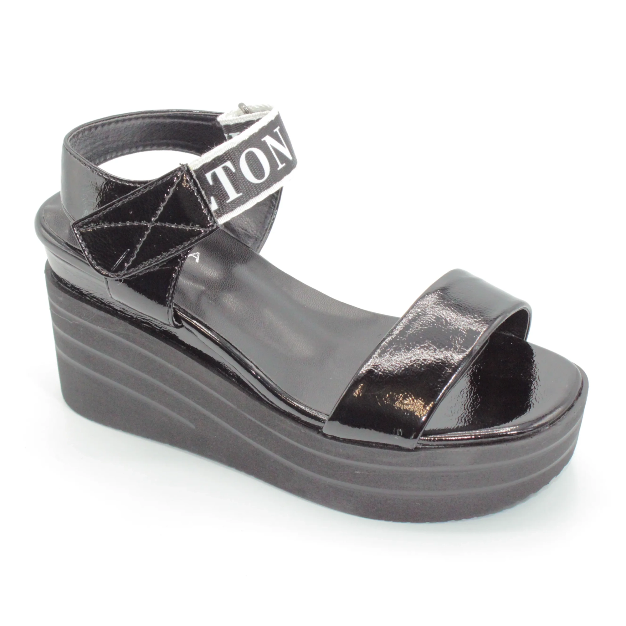 Женские летние босоножки черного цвета LORETTA BS01-1063