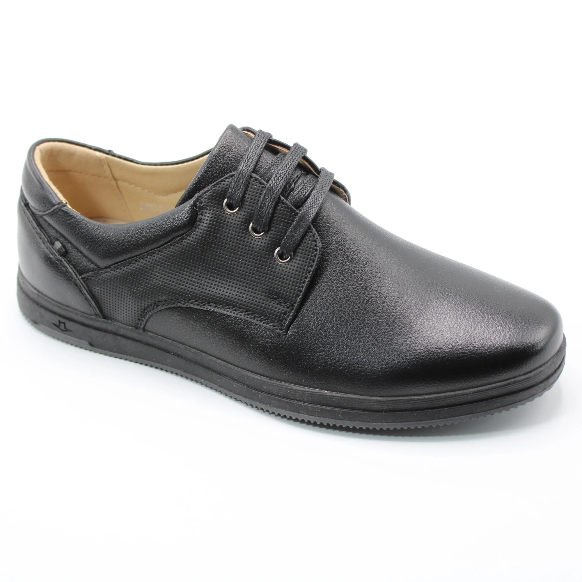 Детские осенние туфли черного цвета HENZA BS06-336