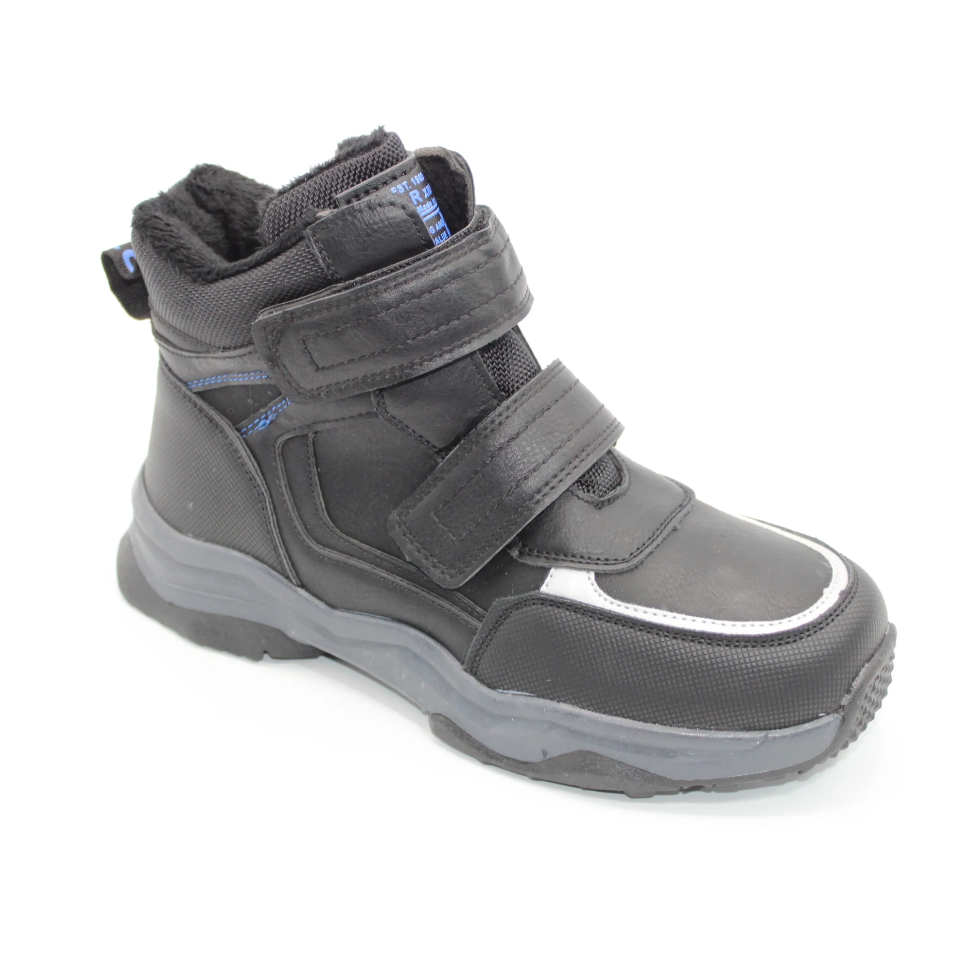 Детские ботинки черного цвета М+Д BS05-384