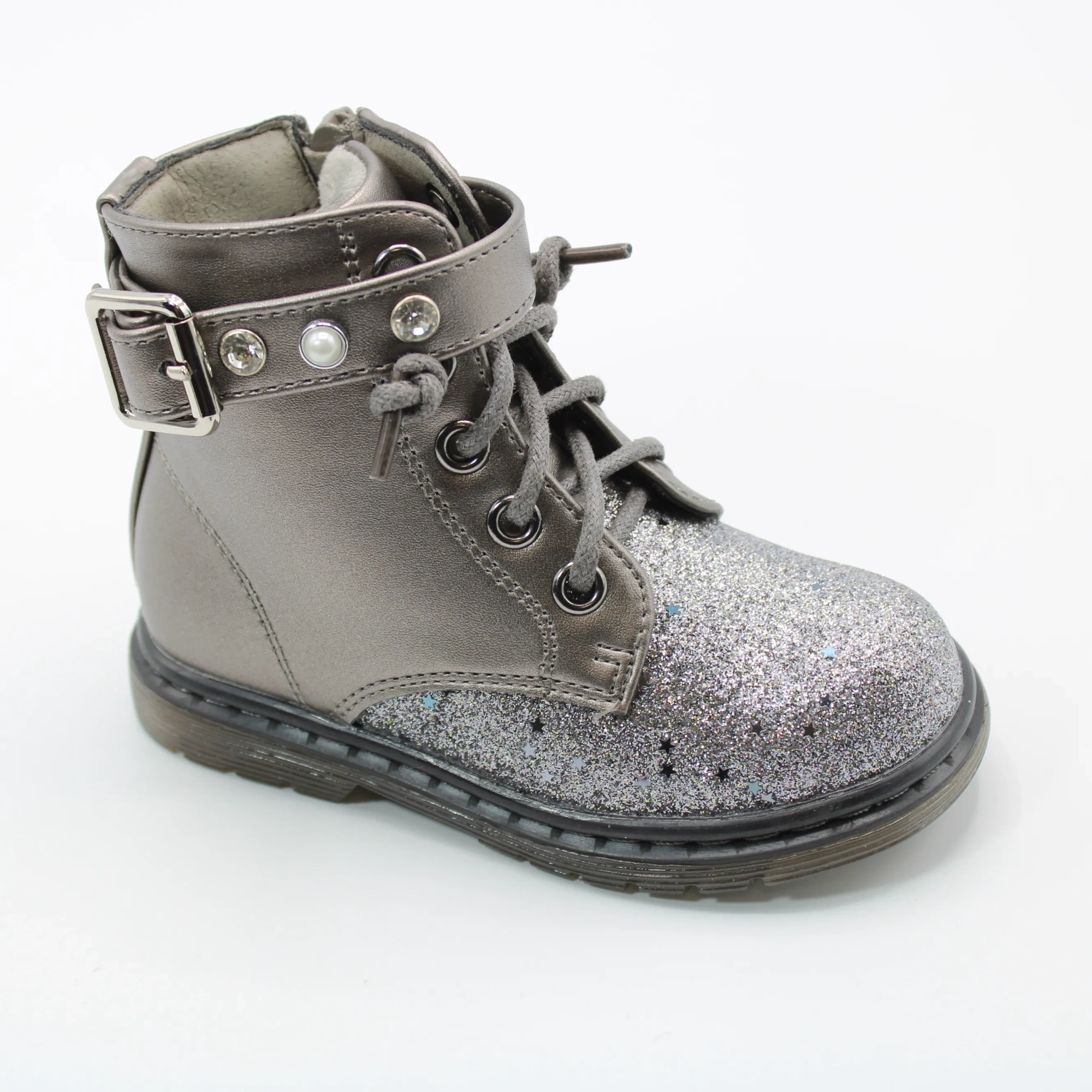 Детские осенние ботинки серого цвета СКАЗКА BS03-2376