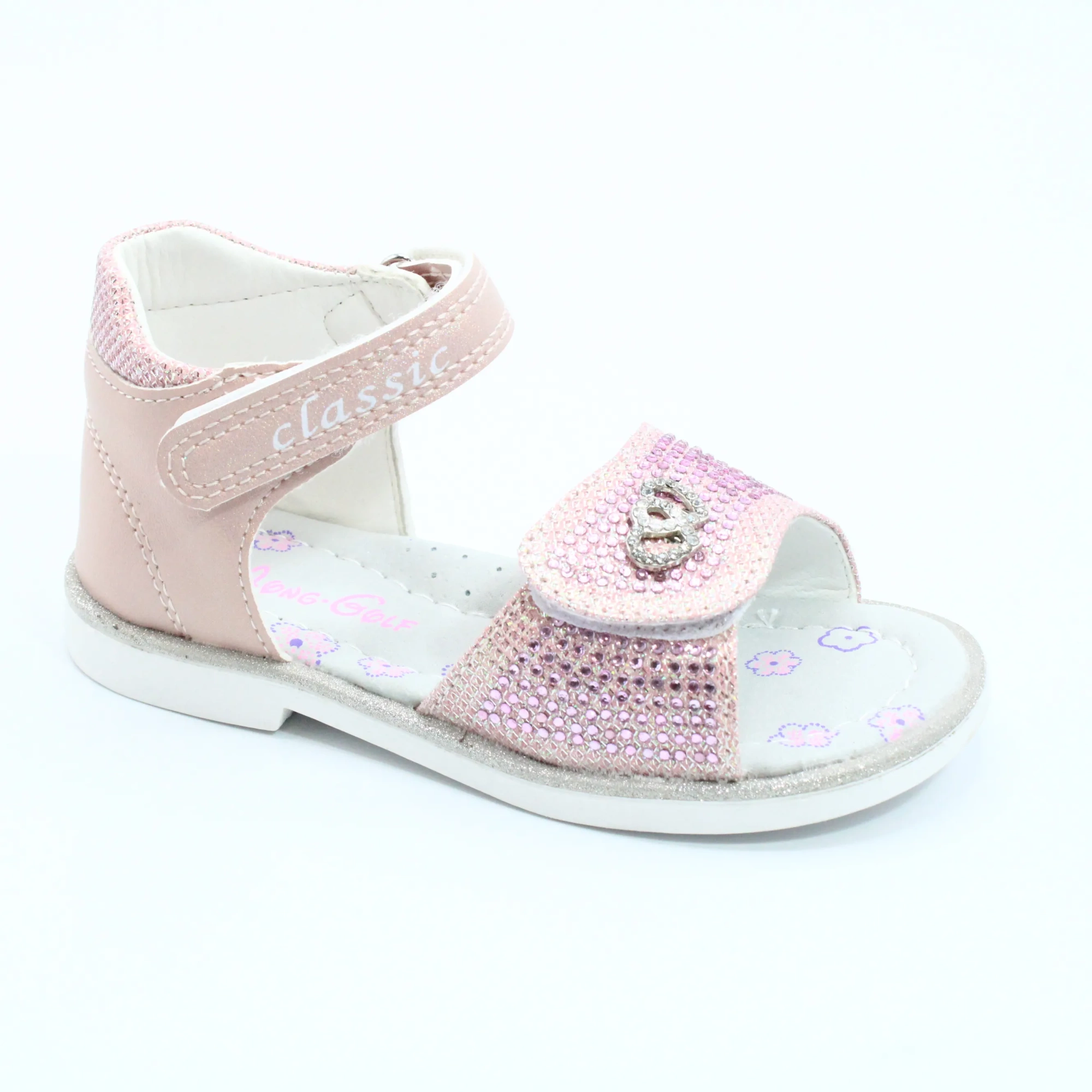 Детские летние босоножки розового цвета JONG.GOLF BS05-253