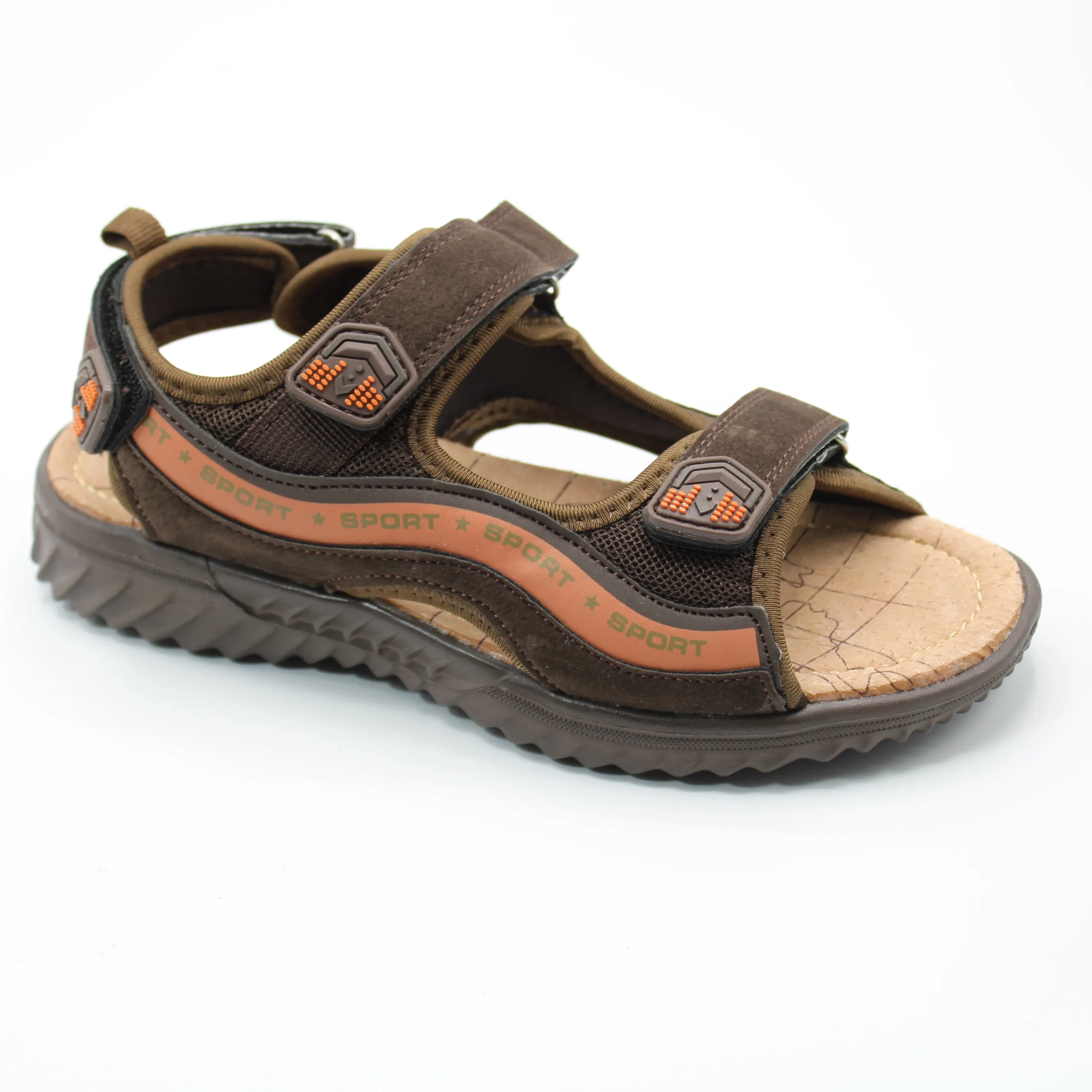 Детские летние босоножки коричневого цвета М+Д BS06-218