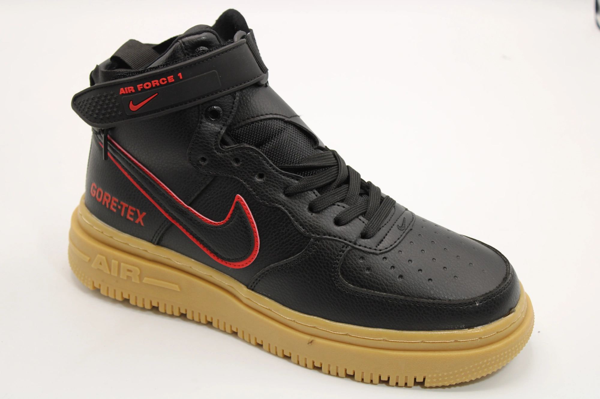 Мужские кроссовки черного цвета AIR FORCE1 BS02-1551