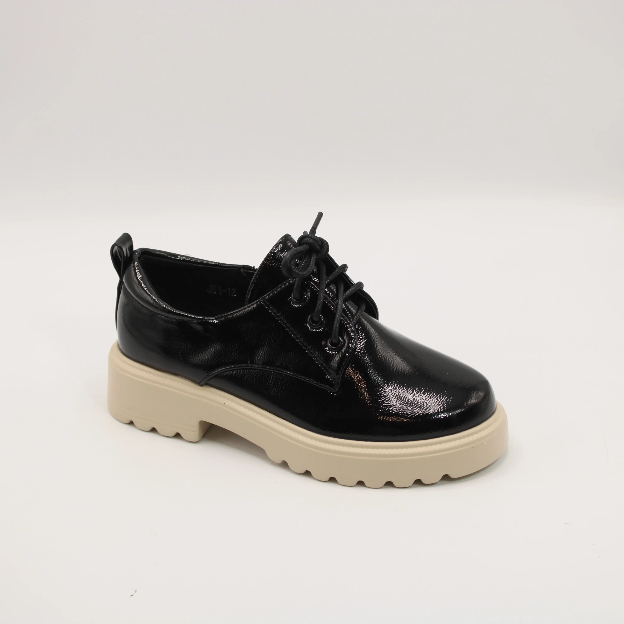 Детские туфли черного цвета MEITESI BS06-1622