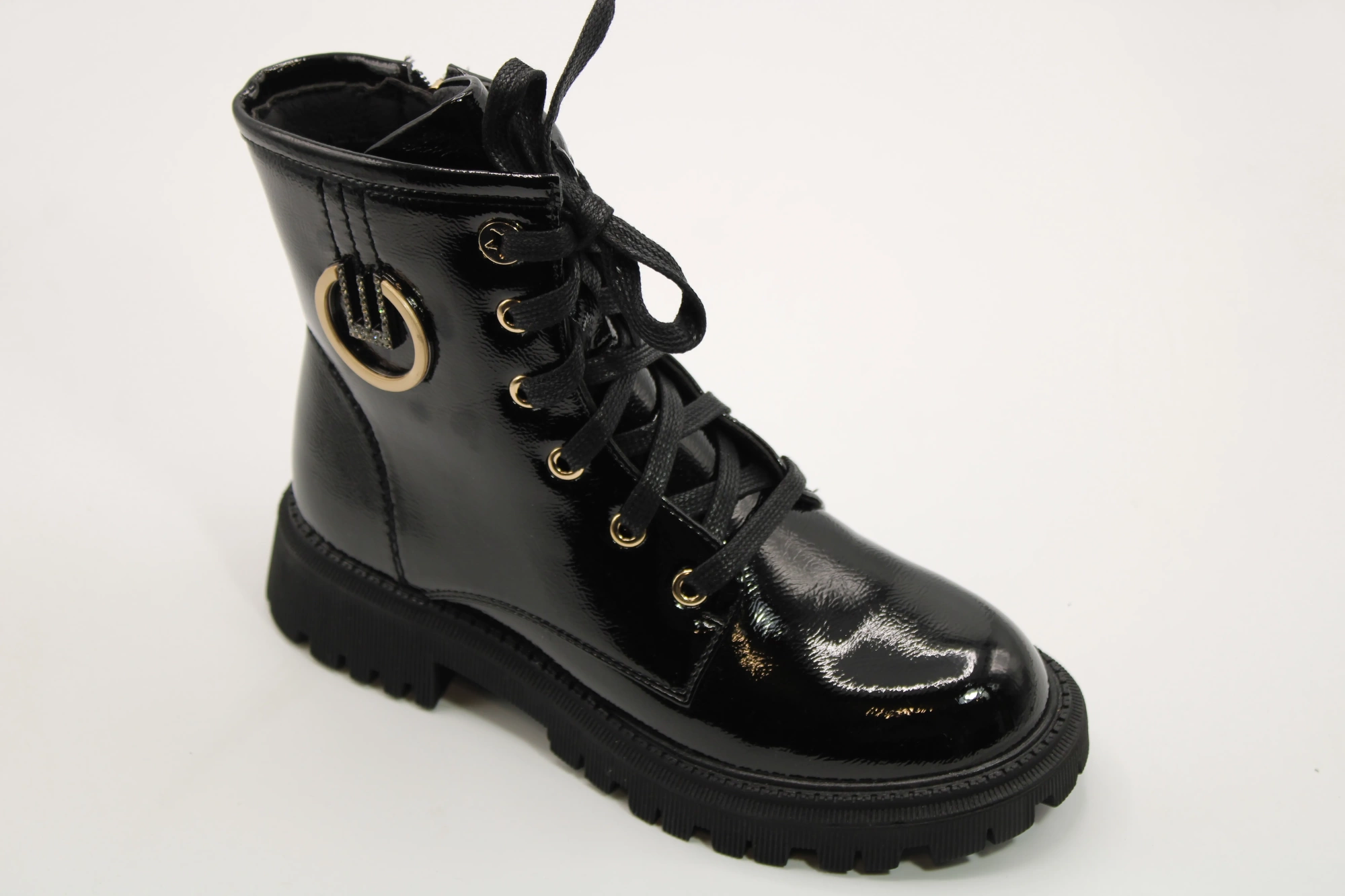 Детские ботинки черного цвета КАЛОРИЯ BS05-780