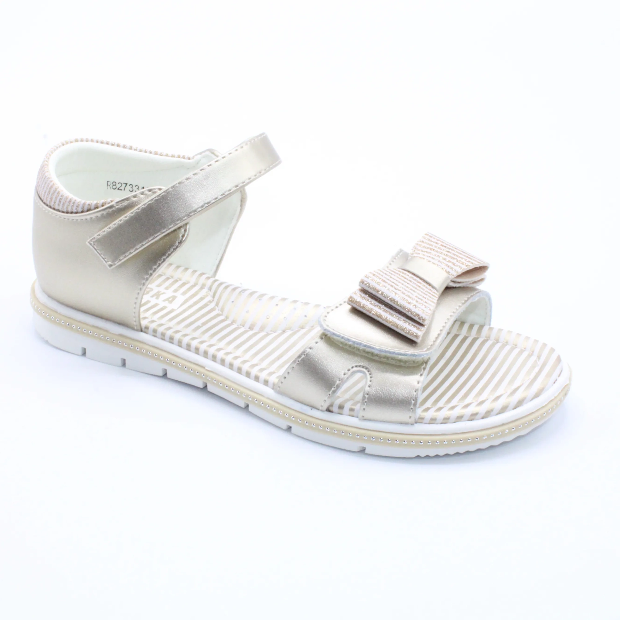 Детские летние босоножки золотого цвета СКАЗКА BS06-638