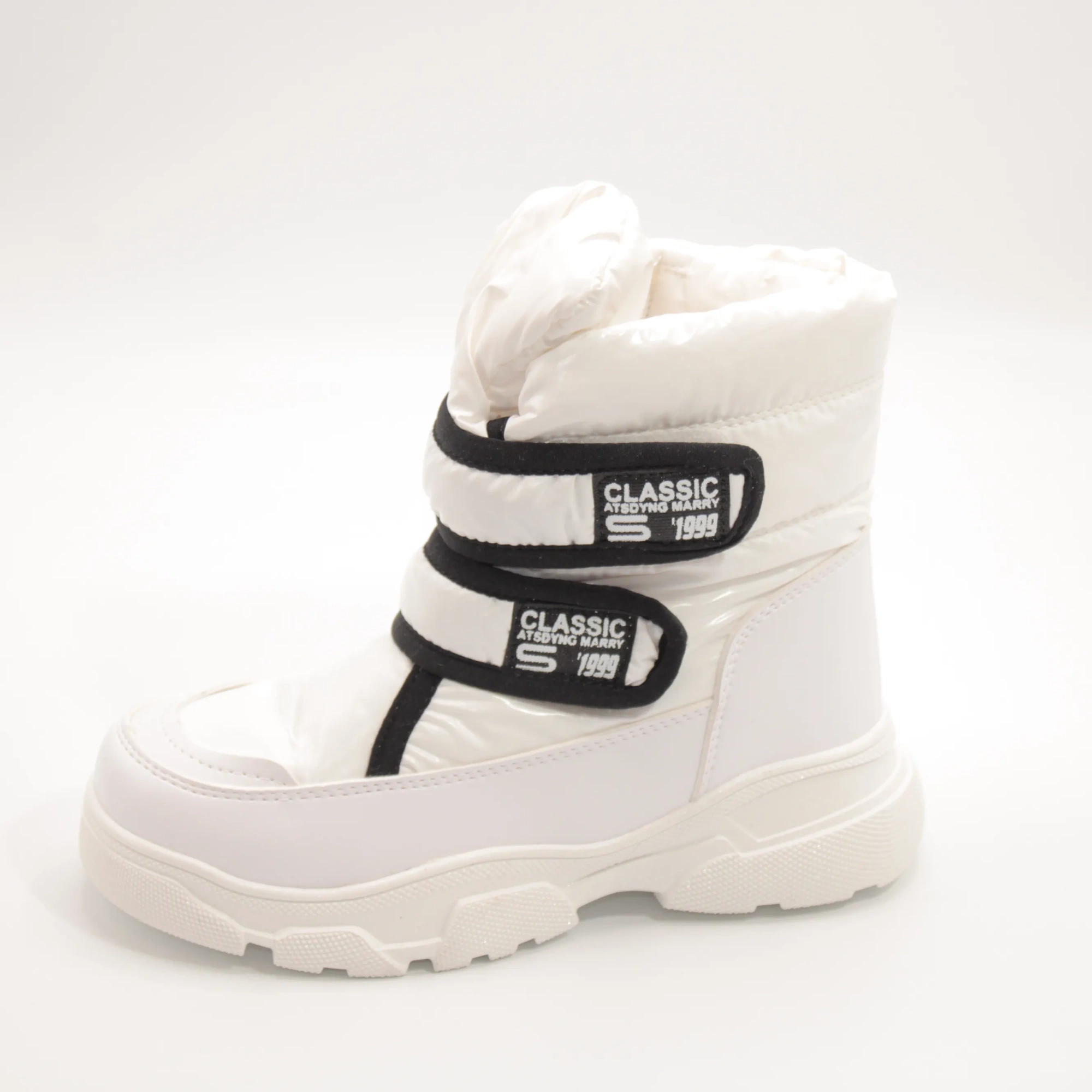 Детские дутики белого цвета белого цвета SLV BS03-2843